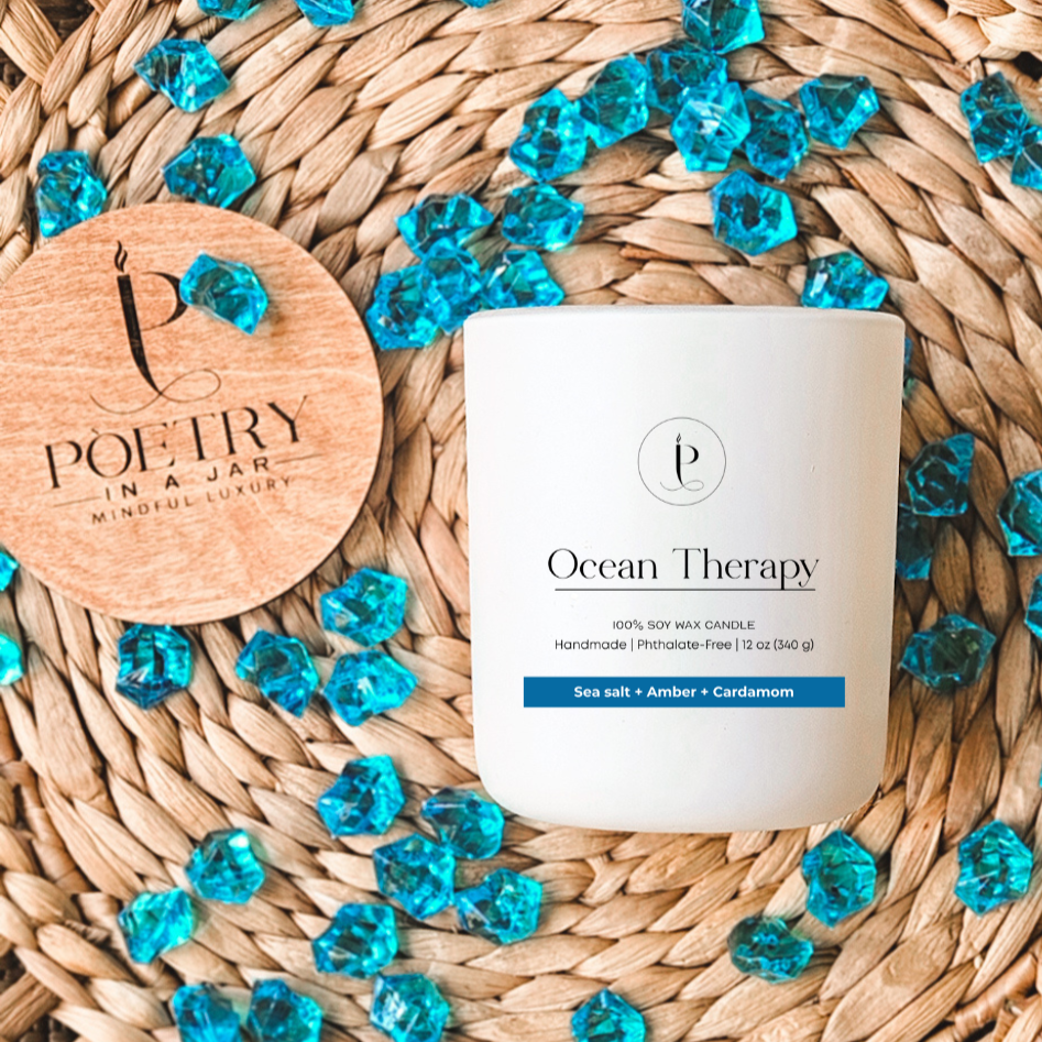 Ocean Therapy | Sea Salt & Amber Soy Candle
