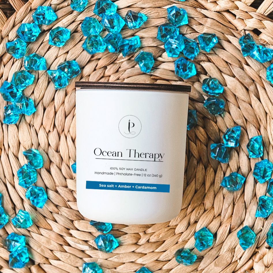Ocean Therapy | Sea Salt & Amber Soy Candle
