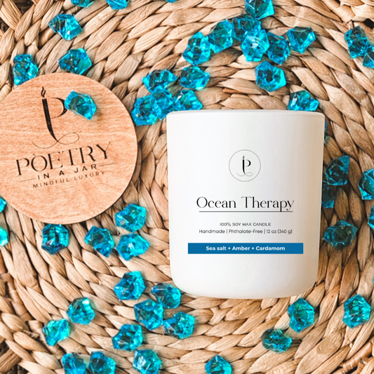 Ocean Therapy | Sea Salt & Amber Soy Candle